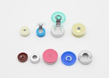 Aluminiumplastikphiolen-Kappen reißen Art das kundengebundene bescheinigte Farbe-CER auseinander
