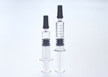 Standardprefilled Spritzen des köder-1ml Glas mit weicher Schutzkappe