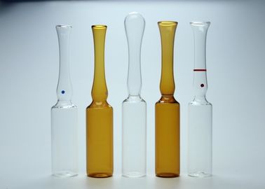 Iso-Norm leere Glasampullen-Phiolen-klare/bernsteinfarbige der Farbe5ml Kapazität