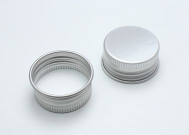 28mm silberne Überwurfmuttern, kundenspezifische Aluminiumschrauben-Abdeckungen für Schrauben-Flasche