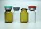 6ml klären sich oder bernsteinfarbige pharmazeutische Borosilicat-Glasrohr-Phiolen