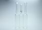 Leere injizierbare Glasampullen transparent/bernsteinfarbige Kapazität der Farbe10ml