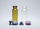 4ml klären sich oder bernsteinfarbiger leerer medizinischer Röhrenglasphiolen-Flaschen-Behälter