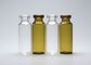 4ml klären sich oder bernsteinfarbiger leerer medizinischer Röhrenglasphiolen-Flaschen-Behälter