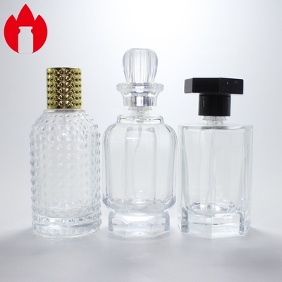 Maßgeschneiderte Glasflasche für Kosmetikparfüm mit Pumpensprühgerät