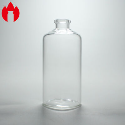 100 ml 100R klare medizinische Boroslikat-Glasflasche