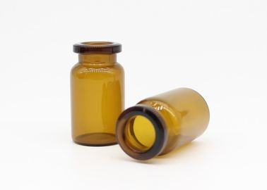 6ml Brown medizinische und kosmetische Borosilicat-Glasflaschen-Phiole