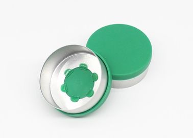 Die flachen pharmazeutischen benutzten Infusions-Flaschen des Grün-32mm schlagen weg von der Kappe leicht