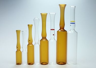Pharmazeutische Glasampullen schreibt, der transparente/Brown-Farbe Ampullen-Behälter