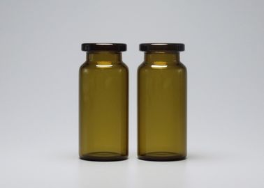 15 ml bernsteinfarbenes, injizierbares, röhrenförmiges Glasfläschchen