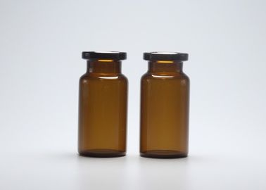 Natronkalkglasflaschen-Phiolen-Behälter der bernsteinfarbigen kleinen erstklassigen Medizin-8ml