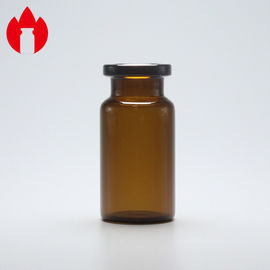 Natronkalkglasflaschen-Phiolen-Behälter der bernsteinfarbigen kleinen erstklassigen Medizin-8ml