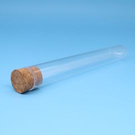 Glasreagenzglas mit Korken-Stopper für Laborausstattung