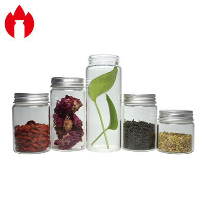 Glasgefäß 50 ml - 200 ml individuell angepasste Glasflasche mit breitem Mund