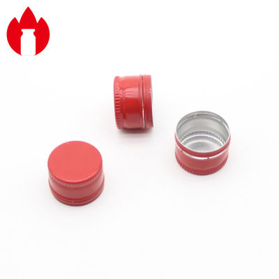 20 mm Rotschrauben-Aluminium-Seilkappen mit PE-Dichtung