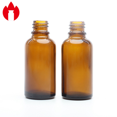 Tropfflaschen ätherischen Öls 30ml Amber Screw Top Vials Glass