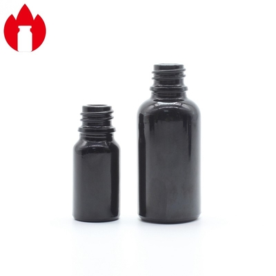 Glas-Flasche 10ml 20ml 30ml 50ml 100ml des Natronkalkschraubverschluss- Glasphiolen-schwarze ätherischen Öls