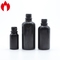 50 ml schwarze Glasfläschchen mit Schraubverschluss für ätherische Öle für Kosmetika