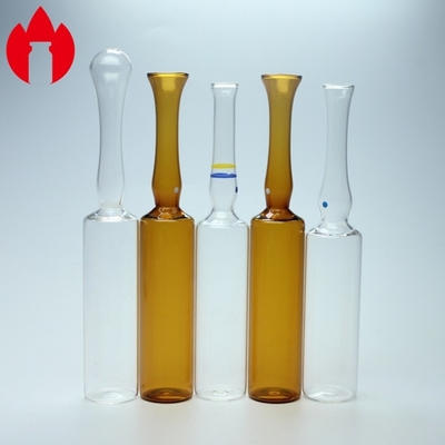 Pharmazeutische Glasampullen schreibt, der transparente/Brown-Farbe Ampullen-Behälter