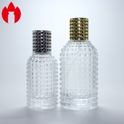 Maßgeschneiderte Glasflasche für Kosmetikparfüm mit Pumpensprühgerät
