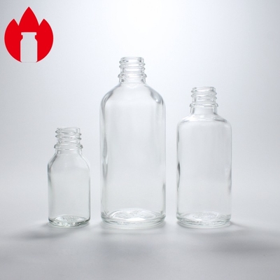 Leere Kosmetische ätherische Ölflasche aus Glas
