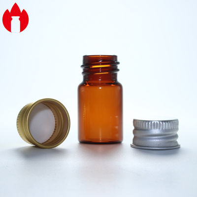 5ml Clear or Amber Borosilicate Glass Vial with 18mm Threaded Neck for Packaging