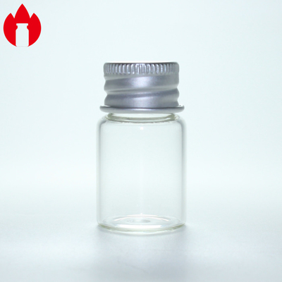 5 ml durchsichtige Schrauben Mundglasflasche mit Aluminiumkappe
