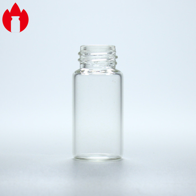 3 ml klare oder bärnsteinfarbene Schraubglasflasche mit Tropfkappe