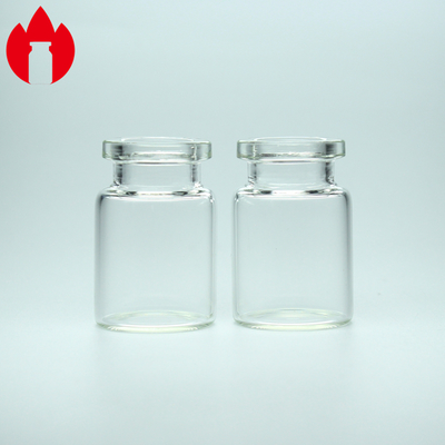 Pharmazeutische 5ml klären sich oder bernsteinfarbige Minilyophilisations-Glasphiolen mit Kappe