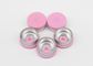 13mm flache rosa pharmazeutische Einspritzungs-Glasphiolen-leichter Schlag weg von den Kappen