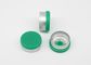 13mm flacher grüner medizinischer Injektionsflasche-Kappen-leichter Schlag weg von den einfachen geöffneten Kappen