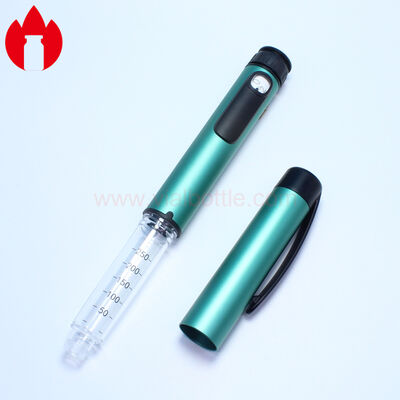 Wiederverwendbarer pharmazeutischer 3-ml-Insulin-Injektionsstift aus Metall