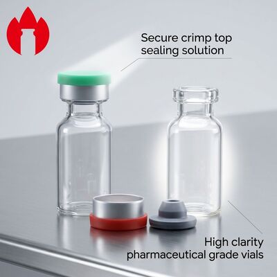 3 ml Medizin Tubular Borosilikat Durchsichtiges Glas Flasche Durchstechflasche
