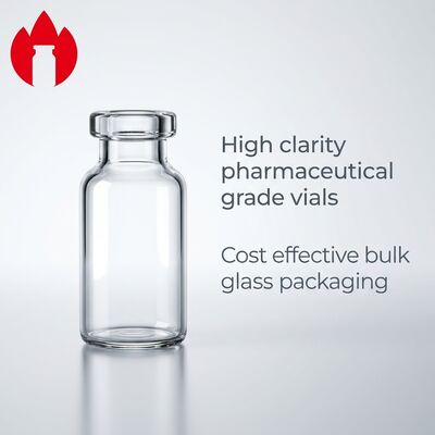 3 ml Medizin Tubular Borosilikat Durchsichtiges Glas Flasche Durchstechflasche