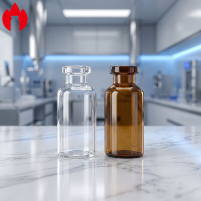 Clear Or Amber Pharma Injection Tubular Glass Vial