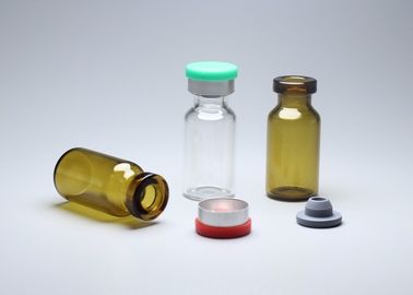 3 ml klare und bernsteinfarbene Medizin mit Krumpelfläche Glasröhre für Injektion