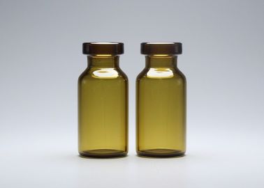 3 ml klare und bernsteinfarbene Medizin mit Krumpelfläche Glasröhre für Injektion