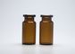 Natronkalkglasflaschen-Phiolen-Behälter der bernsteinfarbigen kleinen erstklassigen Medizin-8ml
