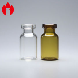2ml klären sich und bernsteinfarbige medizinische oder kosmetische niedrige Borosilicat-Glas-Phiole