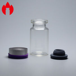 Kundengebundene transparente medizinische Glasrohr-Phiolen des Borosilicat-5ml