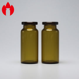 transparente oder bernsteinfarbige medizinische benutzte Borosilicat-Glasrohr-Phiole 10ml