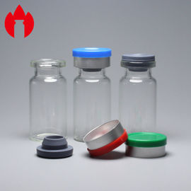 Flasche aus Glas mit Medikament für den Krampfhals