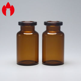 bernsteinfarbige pharmazeutische Glasphiole 10R
