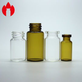 Kapazitäts-transparente Farbe der Borosilicat-Glasrohr-Phiolen-2ml 6ml 10ml 20ml