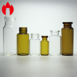 Leere Einspritzungs-medizinische Glasphiolen-Falz-Spitze und Schraubverschluss- Phiole