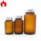 Phiolen medizinische Amber Wide Mouth Glass Jar großer Öffnung 100ml 120ml 300ml für Tablet