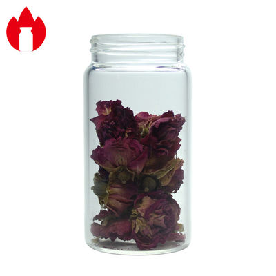 Glasgefäß 50 ml - 200 ml individuell angepasste Glasflasche mit breitem Mund