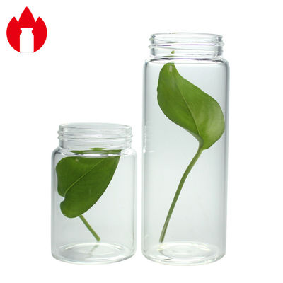Glasgefäß 50 ml - 200 ml individuell angepasste Glasflasche mit breitem Mund