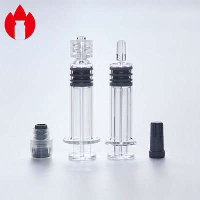 Standardprefilled Spritzen des köder-1ml Glas mit weicher Schutzkappe