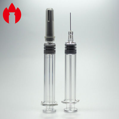 neutraler Glas-Spritze Luer-Verschluss des Borosilicat-2.25ml für medizinisches und kosmetisches